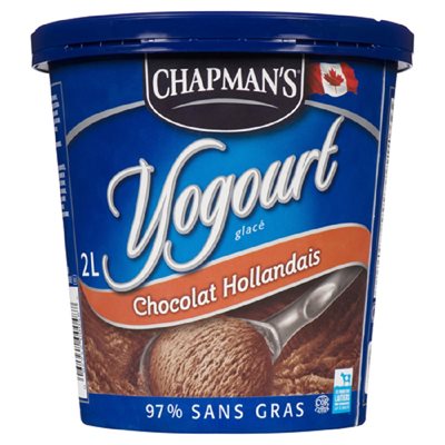 Chapmans Frozen Yogurt Choc 2LT