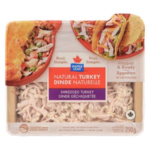 MapleLea Turkey Natural Shred 250GR