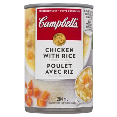 CAMPBELL SOUPE POULET ET RIZ 284ML