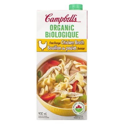 CAMPBELL BOUIL POULET BIO DISC 900ML