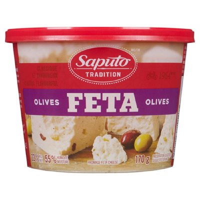 OLIVES FETA CHEESE SAPUTO 170GR