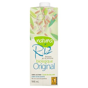 NATURA BOIS RIZ ORIG SGLUT BIO 946ML