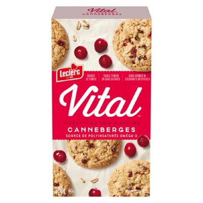 Leclerc Vital Cookies Cbry Oat 300GR