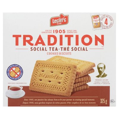 Leclerc Cookie Social Tea 325GR