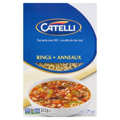 CATELLI PATES PETITES ANNEAUX 375GR