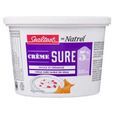 SEALTEST CREME SURE LEGERE 5% 500ML