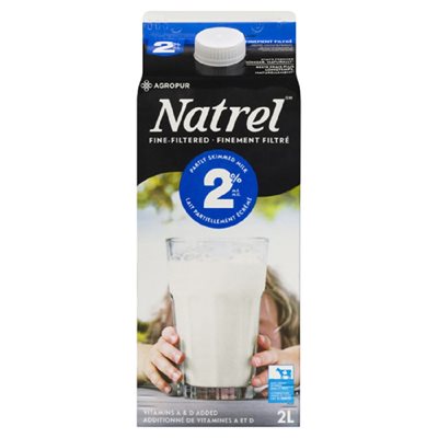 NATREL LAIT 2% FINEMENT FILTRE 2LT