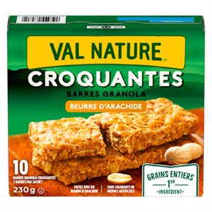 VNATURE BAR CROQ BEURRE ARACHIDE 230GR