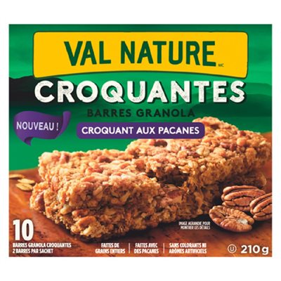 VNATURE BAR CROQ GRANO PACANE DISC 210GR