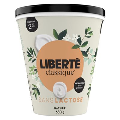 LIBERTE CLASSIQUE YOG 2% NAT SL 650GR