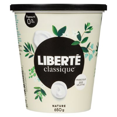 LIBERTE CLASSIQUE YOG 0% NATURE 650GR