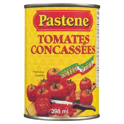 Pastene Tomatos Italian Chopp 398ML