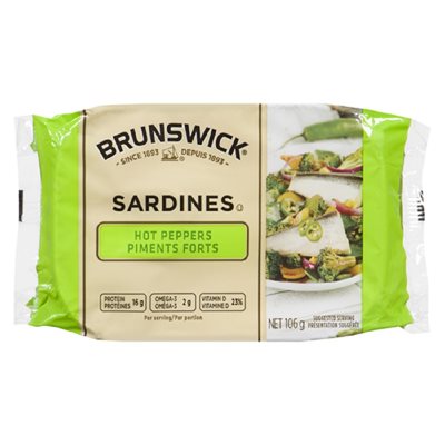 BRUNSWCK SARDINE PIMENTS FORTS 106GR