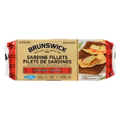 BRUNSWCK FILETS SARDINES KIPPER 100GR