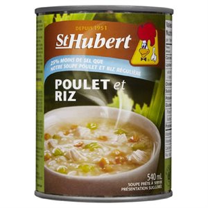 StHubert Soup Ck / Rice LessSalt 540ML