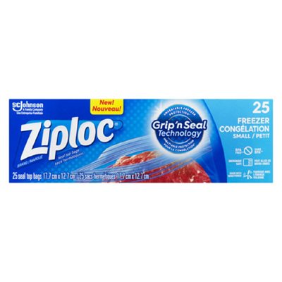 Ziploc Bag Freezer Small 25UN