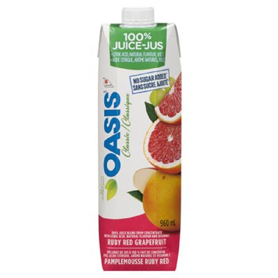 OASIS JUS PAMPLEM ROSE RUBY RED 960ML