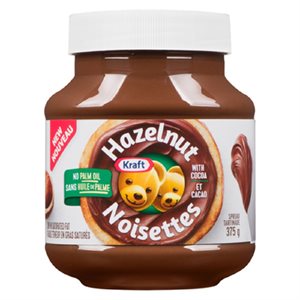 KRAFT TARTINADE NOISETTE CACAO 375GR