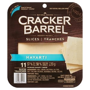 CrackBar Cheese Havarti Slices 220GR