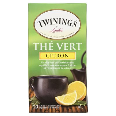 Twinings Tea Green Lemon 20UN