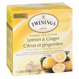 Twining Tea Lemon And Ginger 50UN