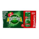 PERRIER EAU SOURCE GAZ FRAISE 10x250ML