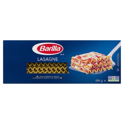 BARILLA PATES LASAGNES ONDULEES 454GR