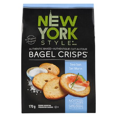 NEWY BAGEL CRISPS AU SEL MARIN 170GR