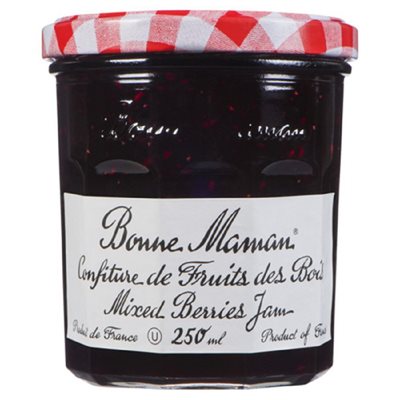 BONMAMAN CONFITURE PETIT FRUITS 250ML