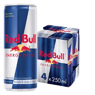 REDBULL BOISSON ENERGIQUE 4x250ML