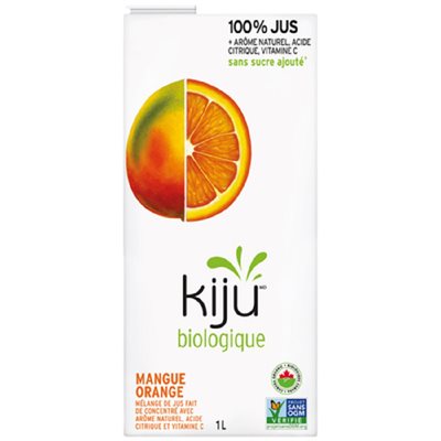 KIJU JUS MANGUE ET ORANGE BIO 1LT