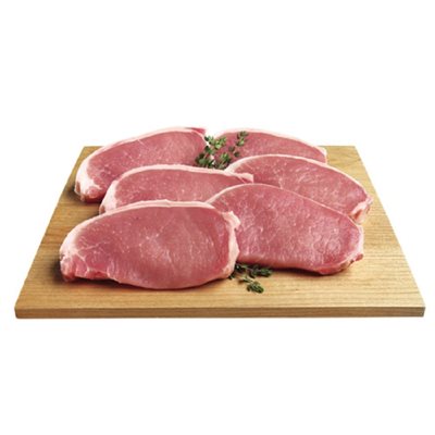 Pork Loin Center Chop Boneless 1KG