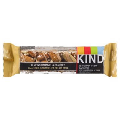 KIND BAR NOIX CAR AMAND SEL MER 40GR