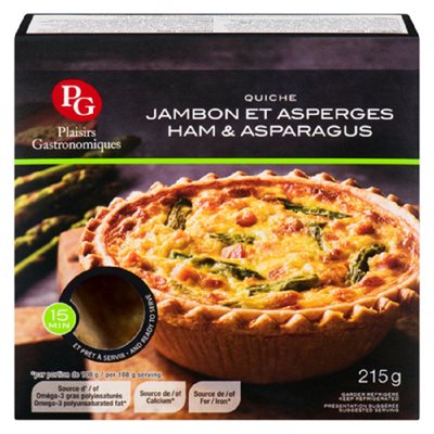 PG QUICHE JAMBON ET ASPERGE 215GR