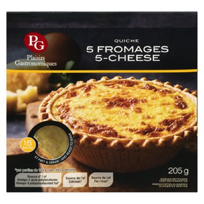 PG QUICHE 5 FROMAGES 205GR