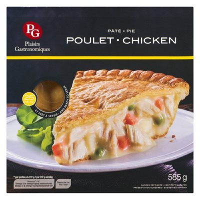 PlaisGas Chicken Pot Pie 585GR