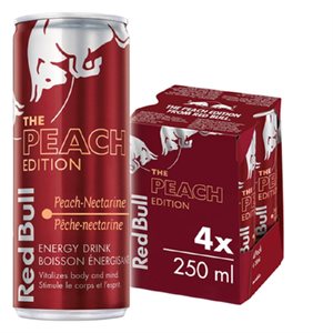 REDBULL BOISS ENERG PECHES 4x250ML