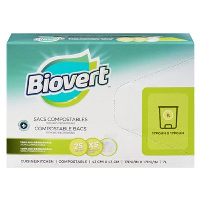 BIOVERT SACS COMPOSTABLES 25UN