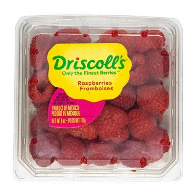 FRAMBOISES ROUGES DEMI PINTE 170GR