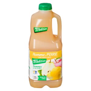 TRADITIN JUS DE POMME & POIRE DISC 1.75LT