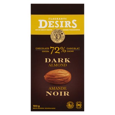 FDESIR CHOCO NOIR AMANDES 100GR