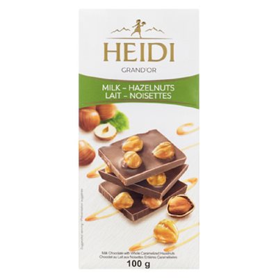 Heidi Milk Choc W / Hazelnuts 100GR