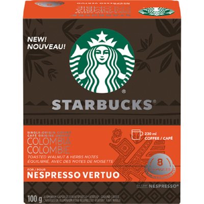 STARBUCK NESPRESS COLOMBIEN (8) 100GR