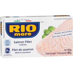 RIOMARE SAUMON DANS L EAU 125GR